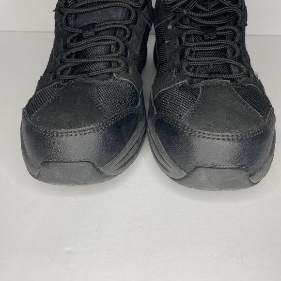 🍒 BRAHMA Mens 7 EU39.5 Steel Toe Sneakers Shoe Work Low Black Oil Slip Resistant - Picture 6 of 8